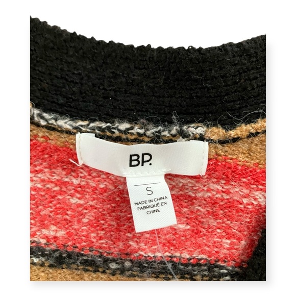 BP womens oversized red and black striped sweater - Picture 4 of 6